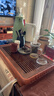 豪峰原木色實(shí)木茶盤(pán)2026新款茶具套裝家用茶臺功夫茶具托盤(pán)新年禮物 【原木色直條茶盤(pán)】46x29cm 曬單實(shí)拍圖
