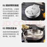 利仁（Liven）小鋼人不銹鋼電餅鐺家用0涂層1800W雙面加熱電餅檔烙餅專(zhuān)用鍋無(wú)涂層電煎鍋早餐機LR-B3097 曬單實(shí)拍圖