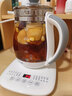 九陽(yáng)（Joyoung）養生壺迷你玻璃花茶壺煮茶器 12大功能11檔溫度 0膠水恒溫電熱燒水壺1.5L 1506BQ 曬單實(shí)拍圖