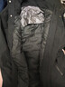 回力（Warrior）三合一沖鋒衣男羽絨內膽兩件套冬季加厚保暖外套男戶(hù)外防風(fēng)防潑水 零下20°可穿/兩件套/羽絨內膽可拆卸/黑色 L(建議125-140斤) 曬單實(shí)拍圖