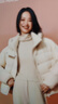 美力城暖天鵝羽絨服女裝短款極地鵝絨百搭保暖外套潮流休閑風(fēng)韓版108 鈦金白 M （110-120斤） 曬單實(shí)拍圖