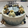 知印禮物甜品生日蛋糕同城配送定制水果新鮮烘焙動(dòng)物淡奶油送愛(ài)人朋友 森系風(fēng)（設計師款) 8英寸（適合2-6人） 曬單實(shí)拍圖