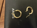 Arsis【許妍同款】自由搭配潺流耳圈耳釘耳環(huán)送女友新年禮物 金色小號 曬單實(shí)拍圖