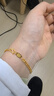 周生生永系列黃金手鏈復古魚(yú)骨足金手飾21001B計價(jià)17厘米9.3克 曬單實(shí)拍圖