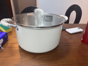 梵皓湯鍋陶瓷不銹鋼家用蒸鍋加厚無(wú)涂層煲湯煮面煮粥鍋燃氣電磁爐通用 26CM+蒸籠（一體成型耐用十年） 26cm 曬單實(shí)拍圖