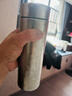 希諾（heenoor）保溫杯鈦杯高檔商務(wù)車(chē)載水杯男過(guò)濾泡茶杯子X(jué)N-T312沁雪銀 450mL 曬單實(shí)拍圖