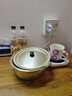 kitshine韓國進(jìn)口黃鋁鍋?lái)n式泡面鍋?lái)n劇煮拉面鍋奶鍋湯鍋?lái)n式火鍋雙把手 雙把手鋁鍋 18cm 曬單實(shí)拍圖