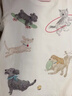 UR2025秋季新款女裝時(shí)尚趣味休閑萌寵印花短袖T恤UYU450059 本白 L 曬單實(shí)拍圖
