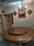 唐煌軒紅木家具非洲雞翅木（學(xué)名：非洲崖豆木）圓形餐桌中式餐廳圓桌帶轉盤(pán)實(shí)木收納餐桌椅組合 178圓桌+10把椅子 曬單實(shí)拍圖