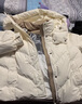 韻動(dòng)犸高端品牌新款黑色羽絨服女短款冬季短小韓版加厚外套小個(gè)子夾克 美拉德白【新國標90白鴨絨】 M （110-130斤） 曬單實(shí)拍圖