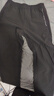 安踏（ANTA）大師腰商務(wù)型動(dòng)褲丨抗皺長(cháng)褲男加絨加厚保暖秋冬季運動(dòng)褲休閑褲子 【加絨-大師腰無(wú)氟防潑水】基礎黑7509-3 加厚保暖 L (男175) 曬單實(shí)拍圖