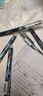 百樂(lè )（PILOT）P700黑色中性筆簽字筆水性筆直液式0.7走珠筆黑筆刷題筆文具套裝辦公用品高顏值寫(xiě)字練字筆 5支裝 曬單實(shí)拍圖
