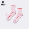 Happy Socks【25年新款】秋冬款襪子女男襪彩色人生1/4中筒襪 粉 1雙 M 36-40 曬單實(shí)拍圖