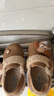 天美意絨絨拿鐵休閑勃肯鞋厚底女鞋子一腳蹬懶人單鞋2026新款牛皮 滿(mǎn)幫款-棕色 38 曬單實(shí)拍圖
