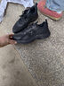 特步男子跑步鞋運動(dòng)鞋輕便減震防潑水革面跑鞋黑色 曬單實(shí)拍圖