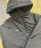 李寧（LI-NING）棉服男短款成人兒童秋冬跑步連帽加厚保暖面包服休閑運動(dòng)外套黑色 曬單實(shí)拍圖