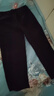 京東京造休閑褲九分褲純棉運動(dòng)褲女寬松春季休閑直筒寬松高腰黑色 XL 曬單實(shí)拍圖