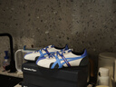 Onitsuka Tiger鬼塚虎新款男女款運動(dòng)休閑鞋  賽車(chē)風(fēng)休閑鞋 RUNSPARK 2.0 白色/藍色 38 曬單實(shí)拍圖