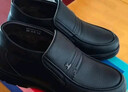 意爾康男鞋商務(wù)休閑鞋加絨保暖爸爸鞋高幫棉鞋皮鞋男 59783W黑色 41 曬單實(shí)拍圖