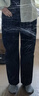優(yōu)衣庫常規款女裝直筒牛仔褲/中腰水洗產(chǎn)品休閑褲子479004 482279 482279/69藏青色 28 /160/70A 曬單實(shí)拍圖