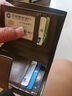 GIOIO日本進(jìn)口名牌男士錢(qián)包短款真皮多功能頭層牛皮卡包駕駛證豎款青男 咖啡色(防盜刷) 曬單實(shí)拍圖