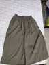 優(yōu)衣庫女裝休閑裙褲/七分褲褲子尼龍479399 56 橄欖色 L /160/72A 曬單實(shí)拍圖