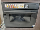 美的（Midea）【0.2s極速升溫】嵌入式微蒸烤炸燉5合一體機 溫濕智控空氣炸 純平全嵌60L烤箱美的知味感R6S 曬單實(shí)拍圖