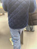 兒童校服神器秋冬新款三層絎棉男童棉衣加絨加厚內搭女童棉襖a類(lèi) 開(kāi)衫-蔚藍色 【三層保暖鎖溫】 160 （建議身高145-155CM） 曬單實(shí)拍圖