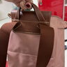 瓏驤2026瓏驤longchamp新款尼龍雙肩包大容量外出旅游出行雙肩包 10284089P96茶粉色 曬單實(shí)拍圖