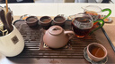 百年利永宜興紫砂壺純手工原礦紫泥子冶石瓢壺功夫茶具套裝家用泡茶壺 一壺四杯 230ml 曬單實(shí)拍圖