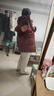 鴨鴨羽絨服女中長(cháng)款2025冬季新款時(shí)尚加厚騏驥紅色韓版時(shí)尚休閑外套 棗紅色 L 曬單實(shí)拍圖