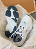 卡帕（Kappa）女鞋春季運動(dòng)老爹鞋女款輕便增高休閑減震小白鞋子女 01白影藍 38 曬單實(shí)拍圖
