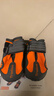 TRUELOVE狗狗鞋子不掉腳套金毛柯基保暖透氣小中大型犬耐磨防潑水防臟狗爪 桔色（防潑水款） 7號 曬單實(shí)拍圖