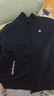 樂(lè )卡克（Le coq sportif）樂(lè )卡克法國公雞春中性休閑立領(lǐng)拉鏈舒適彈力保暖開(kāi)衫外套 藏青色 M 曬單實(shí)拍圖
