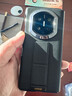 皮皮殼【360新升級】適用于華為MateX7雙中軸保護360°全包防摔腕帶華為x7手機殼真皮翻蓋曜石黑保護套 曬單實(shí)拍圖