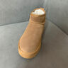 冊樂(lè )雪地靴男女款桑坡皮毛一體厚底防寒2025冬季新款加絨加厚保暖 栗色厚底 保暖天花板 38 曬單實(shí)拍圖