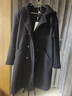 羅蒙（ROMON）風(fēng)衣男士中長(cháng)款秋冬季高級感連帽休閑大衣外套黑色2XL 曬單實(shí)拍圖
