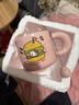 可愛(ài)fufu生日蛋糕馬克杯帶蓋勺陶瓷杯送女生高顏值有意義生日禮物 漢堡生日蛋糕杯+勺1個(gè)350ml 曬單實(shí)拍圖