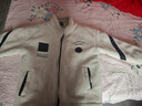 NASALIKE官方潮牌棉服冬季羊羔絨厚外套男女搖粒絨棉襖情侶保暖羊羔毛棉衣 米白色 XL（建議140-160斤） 曬單實(shí)拍圖