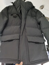 波司登（BOSIDENG）極寒鵝絨羽絨服男士冬季加厚連帽短款百搭保暖時(shí)尚外套B250242301 黑色8056-至高抵御-20°C M 175/96A 體重約130-140斤 曬單實(shí)拍圖