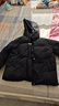雅鹿2025新款兒童羽絨服男童女童寶寶中大童小童洋氣冬季加厚外套冬裝 黑色 160 親子成人可穿 曬單實(shí)拍圖
