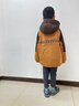 多多家【戶(hù)外新風(fēng)尚】童裝棉服兒童冬季山系工裝風(fēng)上衣男童厚暖拼色外套 曬單實(shí)拍圖