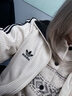 阿迪達斯（adidas）三葉草 新年禮物 男女時(shí)尚潮流立領(lǐng)運動(dòng)休閑外套JW0109 M碼 曬單實(shí)拍圖