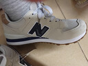新百倫官方正品新款冬季透氣574N字鞋子男生休閑情侶運動(dòng)鞋百搭跑步鞋女 574灰藍 42 (260mm) 曬單實(shí)拍圖