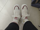 回力（Warrior）女鞋蛋糕厚底小白鞋女春季新款增高板鞋透氣百搭學(xué)生運動(dòng)休閑鞋子 白酒紅 37 曬單實(shí)拍圖