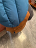 威爾貝魯（WELLBER）男女兒童羽絨服加厚棉服外套寶寶白鴨絨面包服25冬新款松石藍90 曬單實(shí)拍圖