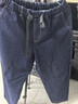 蓋璞男裝春季款棉質(zhì)搭扣松緊挺括無(wú)彈中腰錐形牛仔褲長(cháng)褲720852 曬單實(shí)拍圖