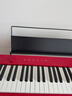 卡西歐（CASIO）電鋼琴PXS1100/PXS3100重錘88鍵便攜式智能觸屏成人兒童練習考級 PX-S1100+穩固U架 紅色琴身 曬單實(shí)拍圖