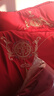 雅鹿高檔結婚四件套大紅中式刺繡新婚嫁房婚慶床上用品喜子被罩床單笠 喜結連理【手工刺繡-親膚柔軟】 1.8m床單款四件套-200*230cm被套 曬單實(shí)拍圖
