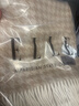 ELLE100%綿羊毛圍巾女冬季戶(hù)外保暖千鳥(niǎo)格提花大尺寸披肩禮盒裝新年 曬單實(shí)拍圖